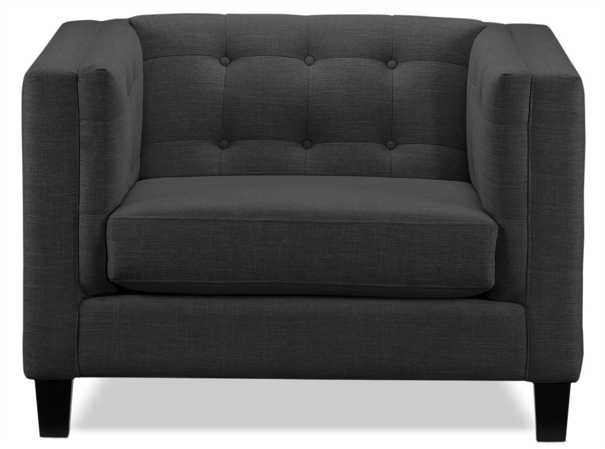 Astin Chair and a Half - Dark Grey