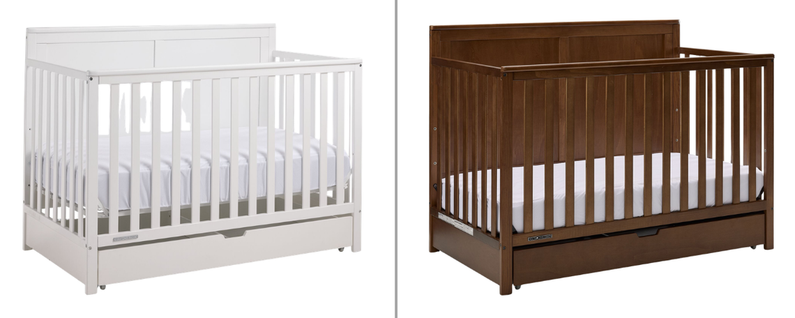Delta Children Saint Chestnut & White