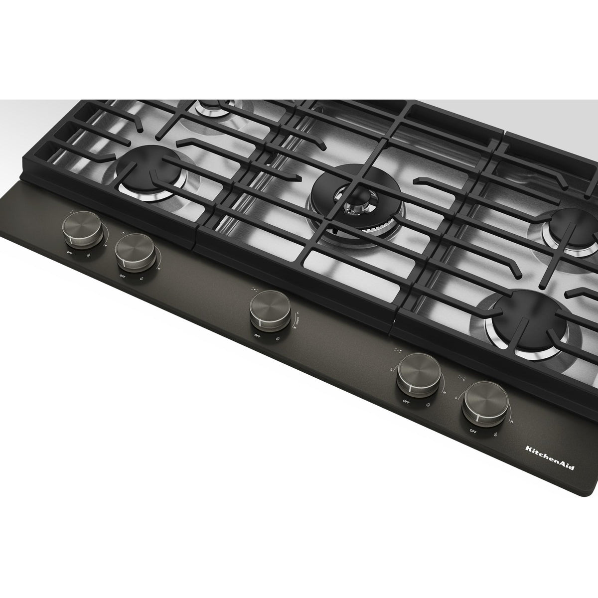KitchenAid Black Ore Gas Cooktop - KCGK536SBE