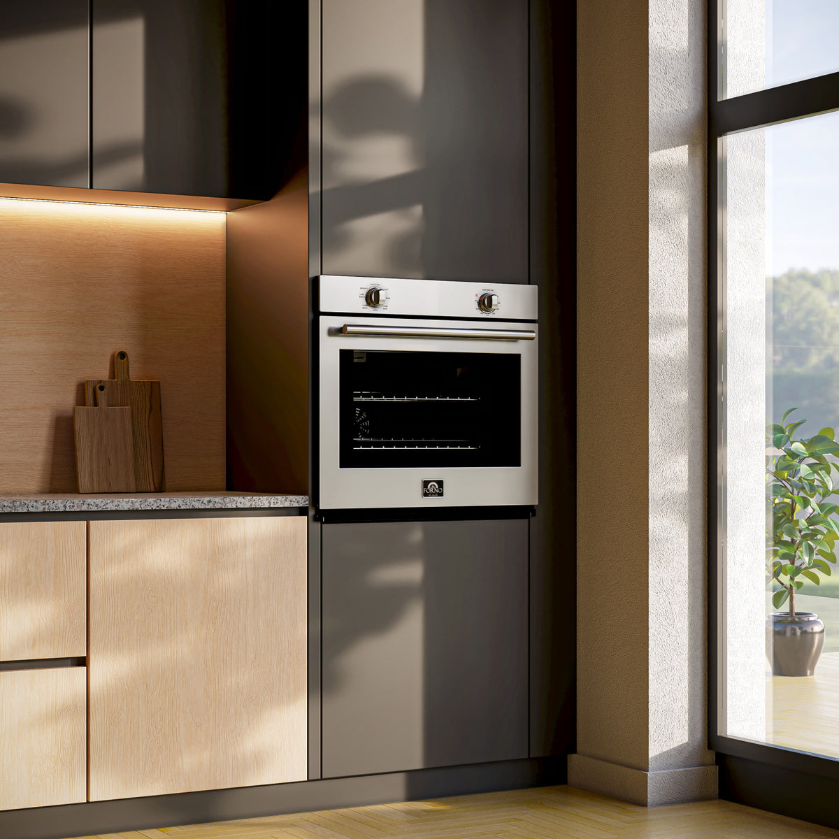 Forno Vomero Stainless Steel 30" Electric Wall Oven (5.0 Cu. Ft.) - FBOEL1370-30