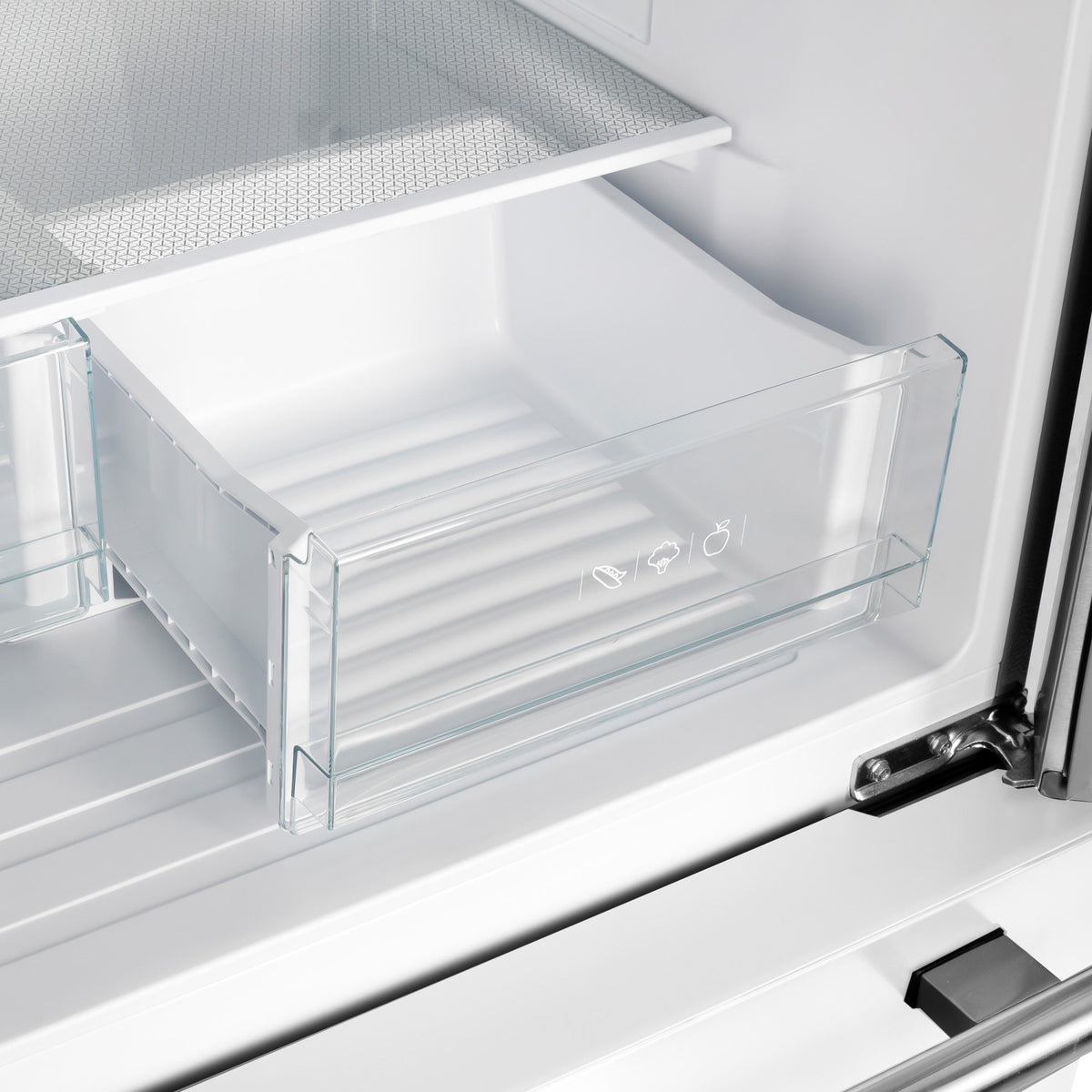 Forno Gallipoli 31" 17.5 Cu.Ft. White French Door Refrigerator with Ice Maker - FFFFD1974-31WHT