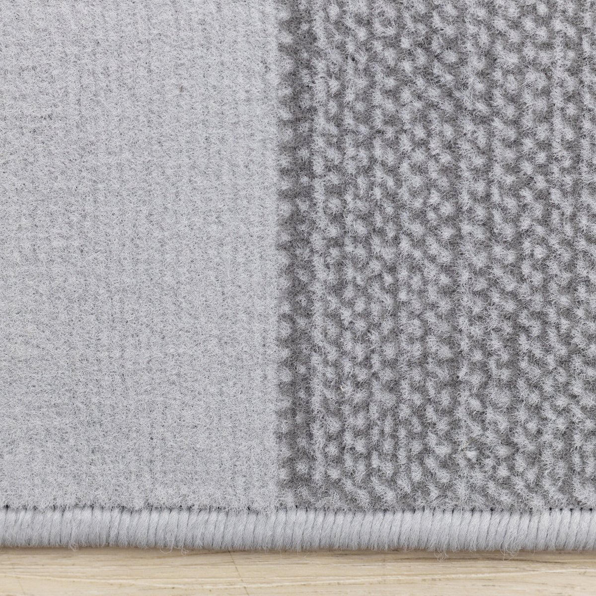 Functional Contemporary Area Rug - 8' X 11' - Grey