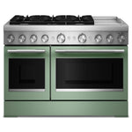 KitchenAid Cardamom Slide-In Range (6 cu. ft.) - KFDD948SDC