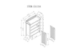 Cora Shoe Cabinet - Black