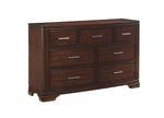 Arista 6-Piece Twin Storage Bedroom Package - Brown Cherry