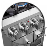 Forno Massimo 48" Stainless Steel Freestanding Double Oven Gas Range (6.58 Cu. Ft.) - FFSGS6439-48