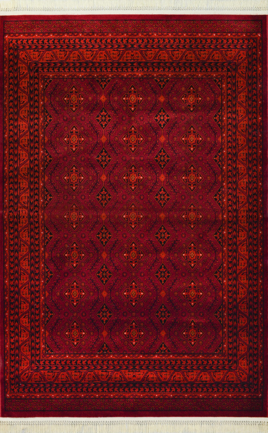 Persia Geometric Rug - 7' x 10' - Red