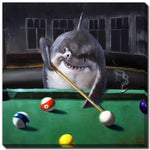 Fin Shot Wall Art - Multi-Colour - 16 X 16