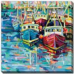 Harbour Carnival Wall Art - Multi-Colour - 38 X 38