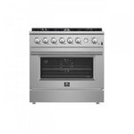 Forno Marco 36" Stainless Steel Freestanding Gas Range (5.36 Cu. Ft.) - FFSGS6277-36