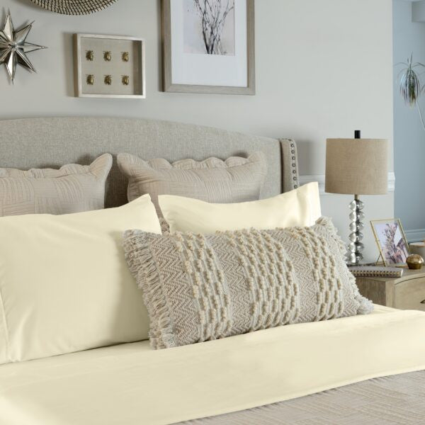 Nilus Twin Sheet Set - Cream