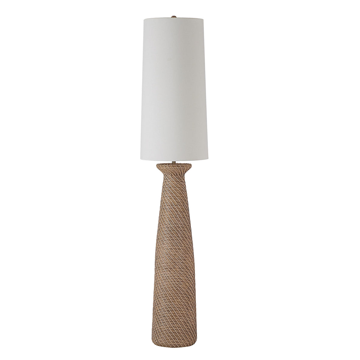 Uma Floor Lamp - Cream White Wash