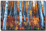 Autumn Blaze Wall Art - Orange - 22 X 28