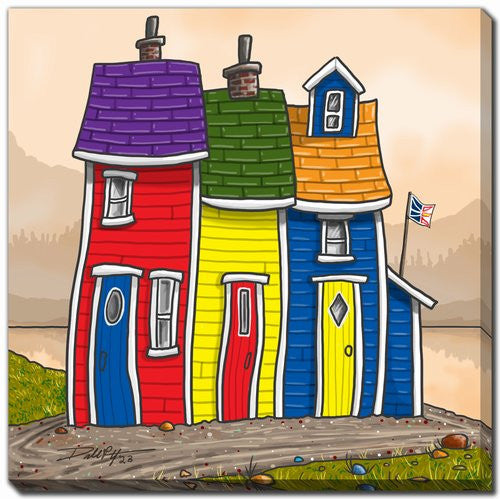 Standing Tall Wall Art - Multi-Colour - 16 X 16