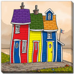 Standing Tall Wall Art - Multi-Colour - 16 X 16