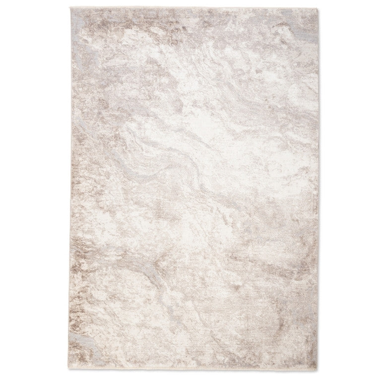 Genevie Casual Rug - 3' x 5' - Antique White/Brown