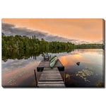 Evening Paddle Wall Art - Multi-Colour - 16 X 20