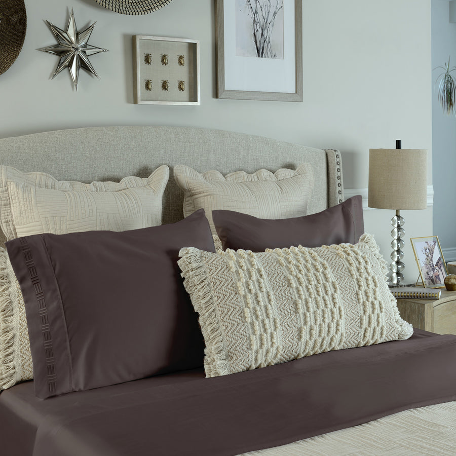 Nilus King Sheet Set - Brown