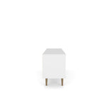 Lekedi 63" TV Stand - White/3D Brown Print