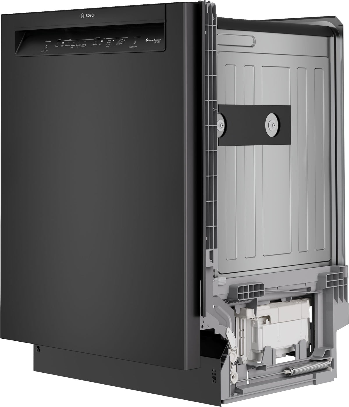 Bosch Black 100 Series 24" Dishwasher with Recessed Handle - SHE2ADF6N