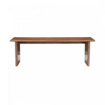 Tessin Dining Bench - Brown