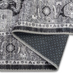 Aura Traditional Rug - 8' x 10' - Black /White