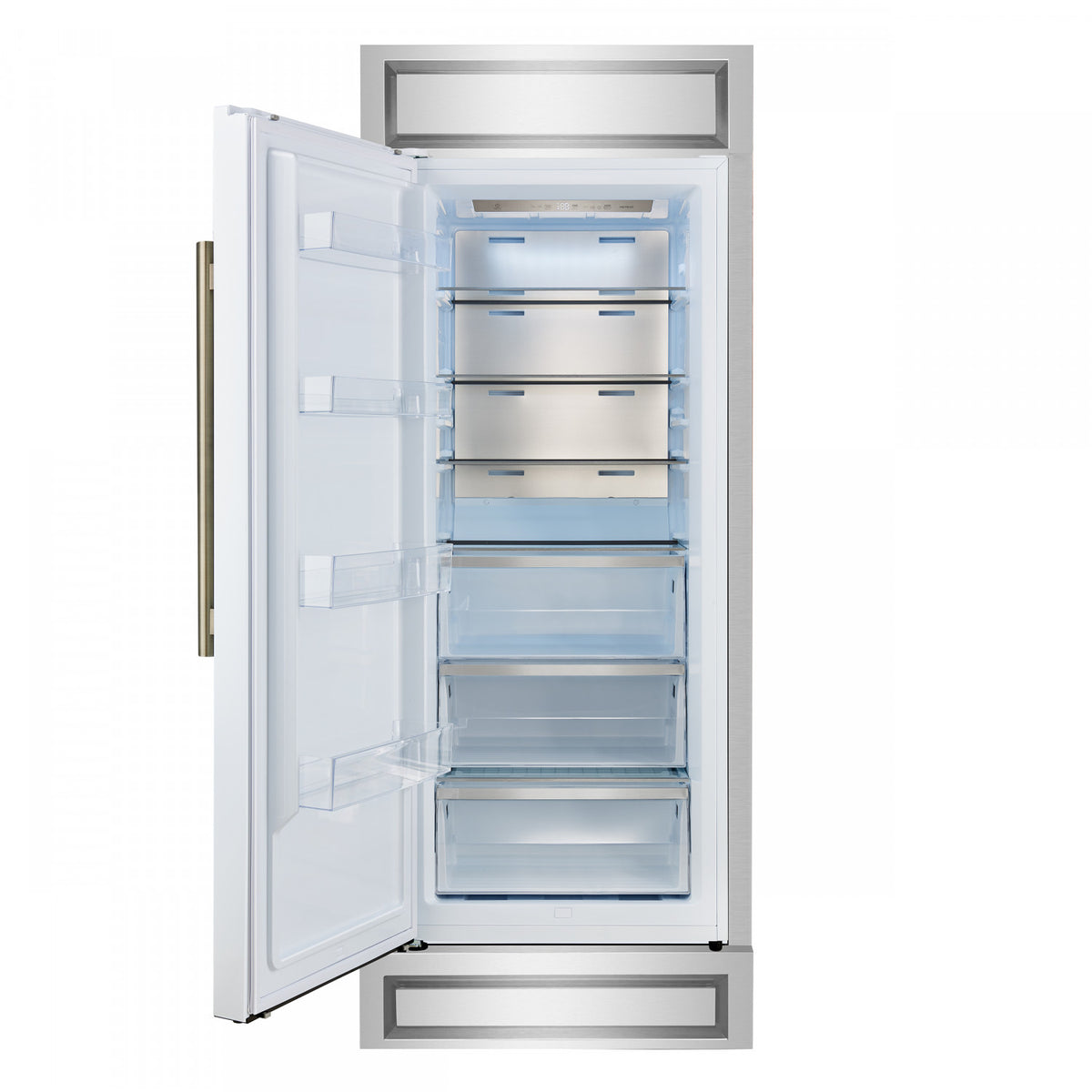 Forno Maderno 28" White Built-In Convertible Refrigerator/Freezer with Left Swing Door (13.6 Cu. Ft.) - FFFFD1722-32LMG-WHT