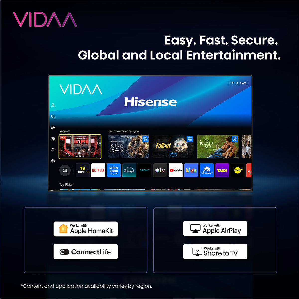 Hisense 32" QLED HD-Smart VIDAA TV - 32QD4SV--