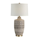 Elare Table Lamp - Beige with Wash