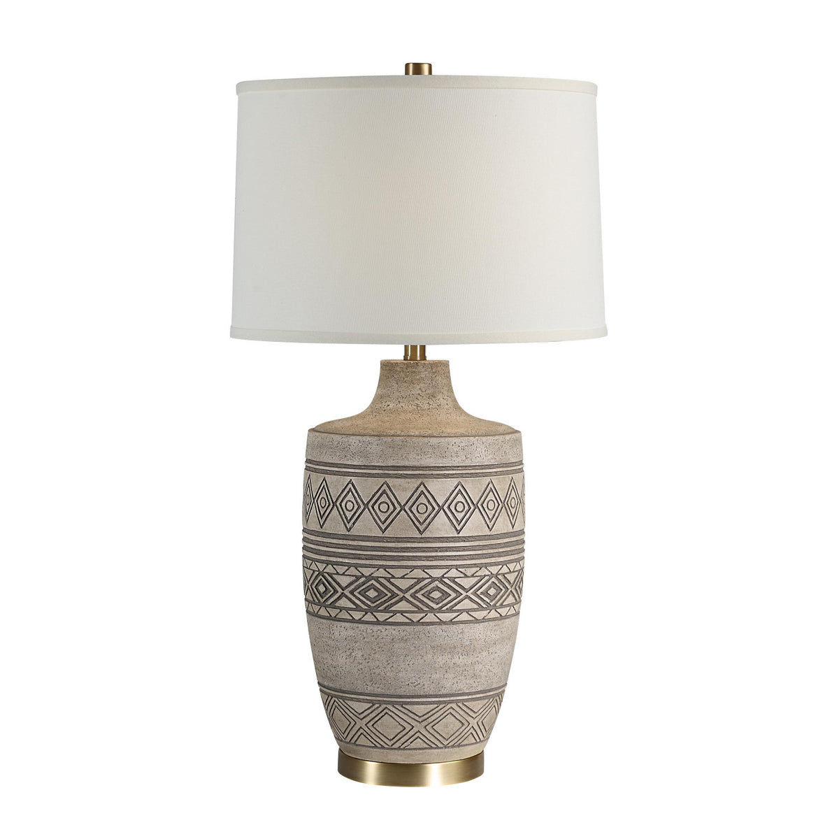 Elare Table Lamp - Beige with Wash