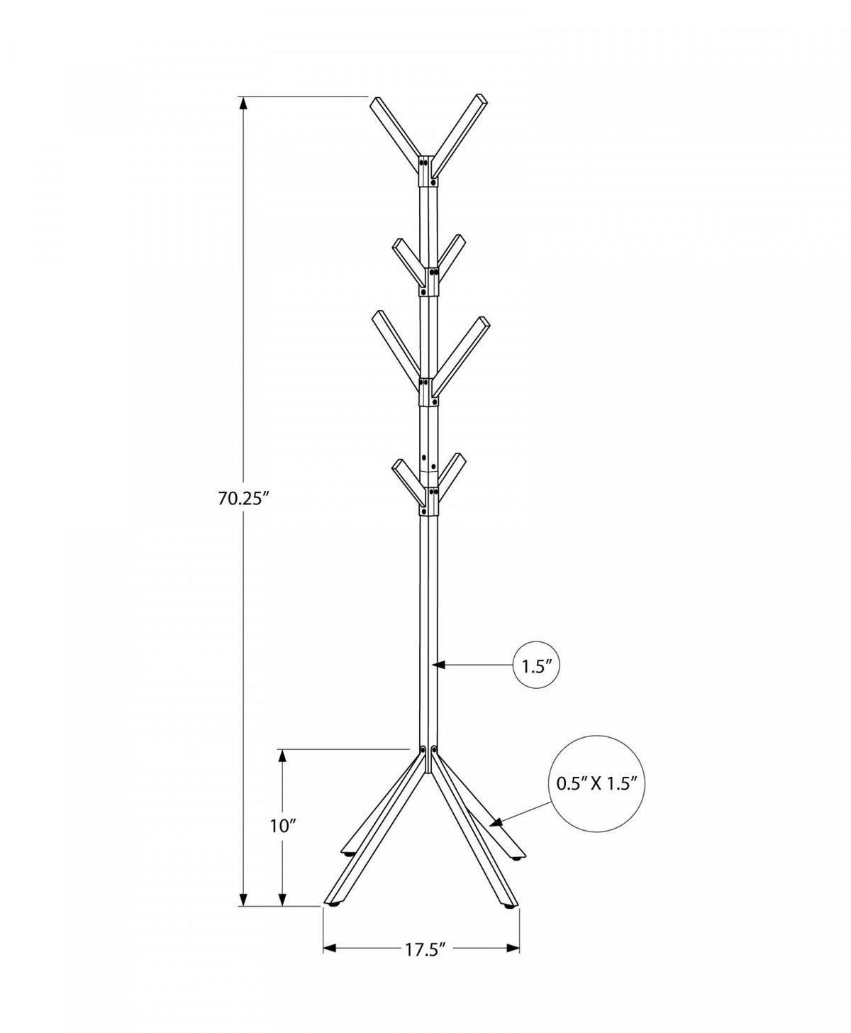 Hara Coat Rack - White