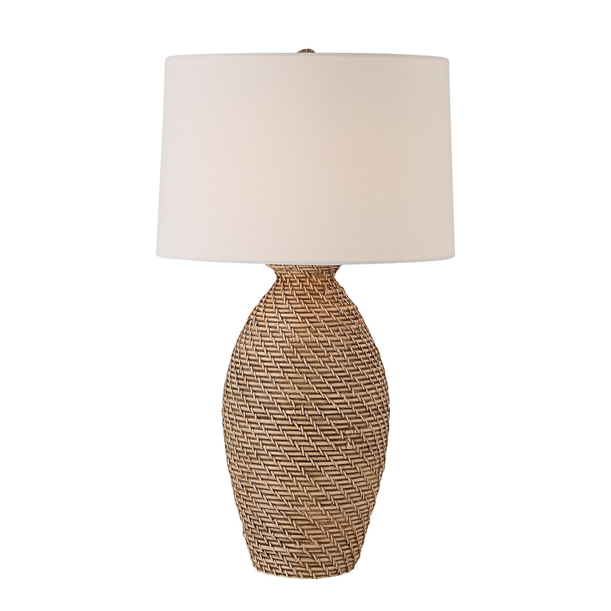 Nisa Table Lamp - Natural with Black Wash