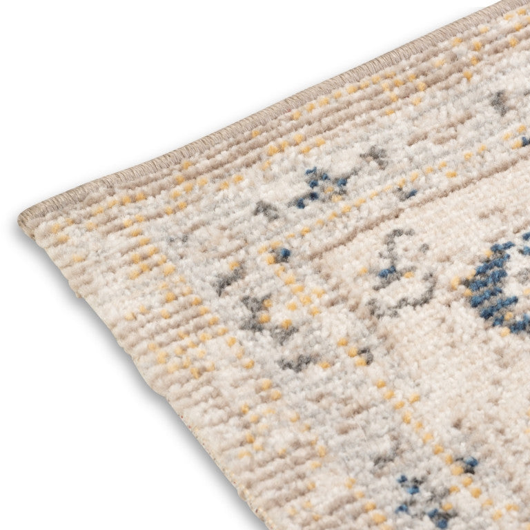 Salsa Medallion Outdoor Rug - 5' x 7' - Orange/Blue