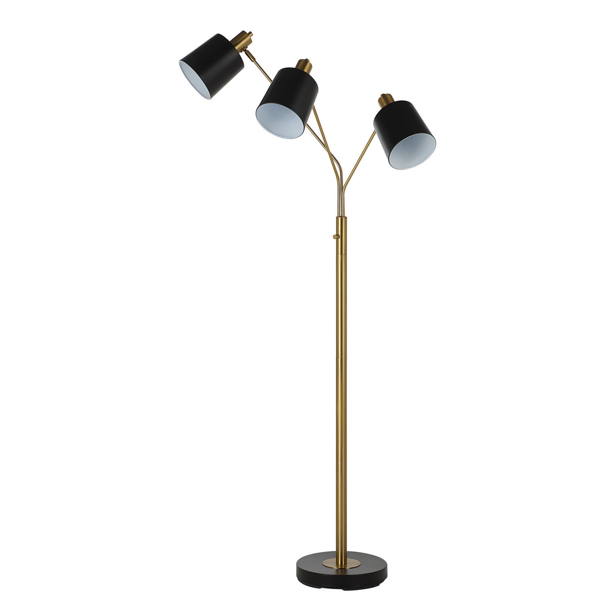 Wynn Floor Lamp - Brass/Matte Black