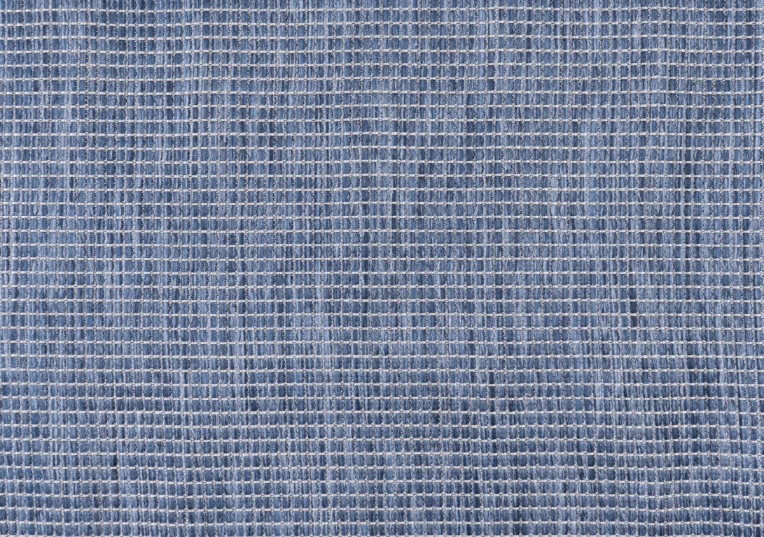 Calypso Crosshatch Outdoor Rug - 6' x 9' - Blue