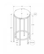 Remi Side Table - Light Brown