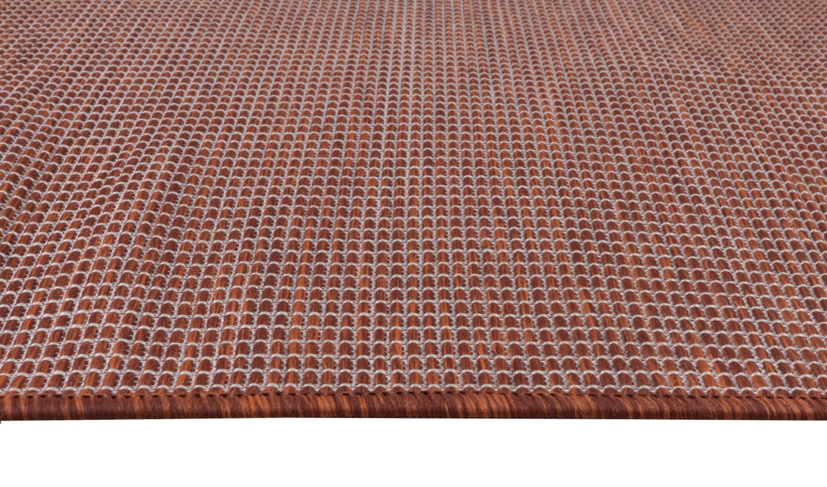 Calypso Crosshatch Outdoor Rug - 3' x 5' - Red