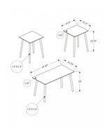 Whitney 3-piece Coffee Table Set - Dark Walnut