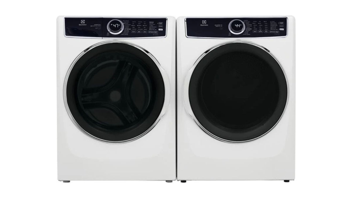 Electrolux White Front-Load Washer (5.2 cu. ft.) & Electric Dryer (8.0 cu. ft.) - ELFW7637AW/ELFE763CAW