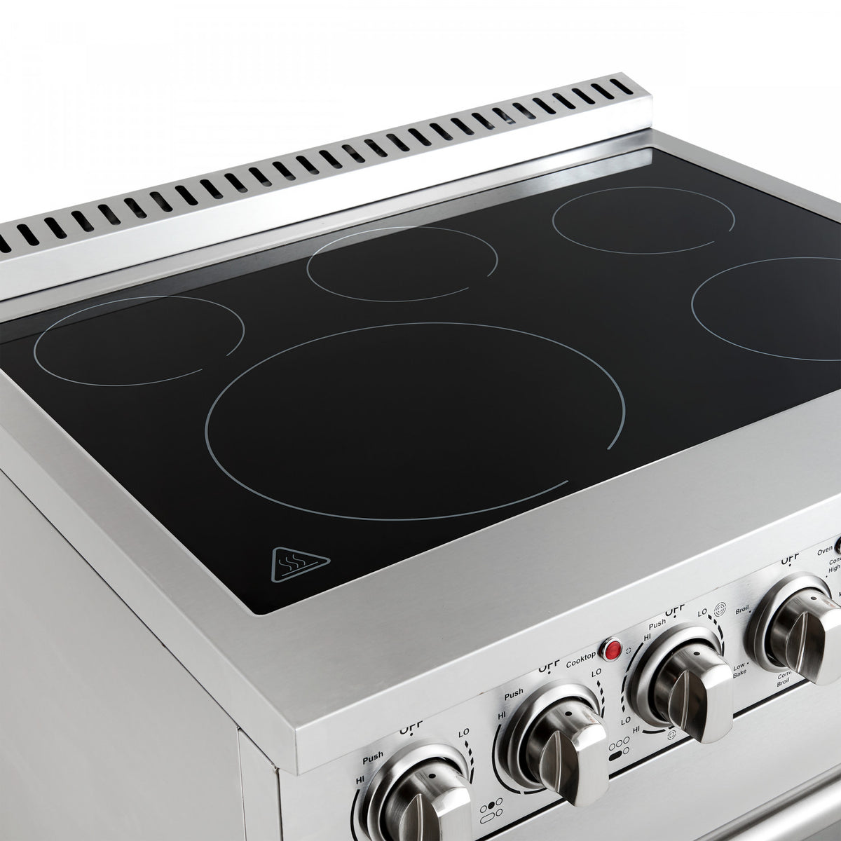 Forno Paolo Stainless Steel Freestanding Electric Range with True Convection (4.38 Cu. Ft.) - FFSEL6011-30