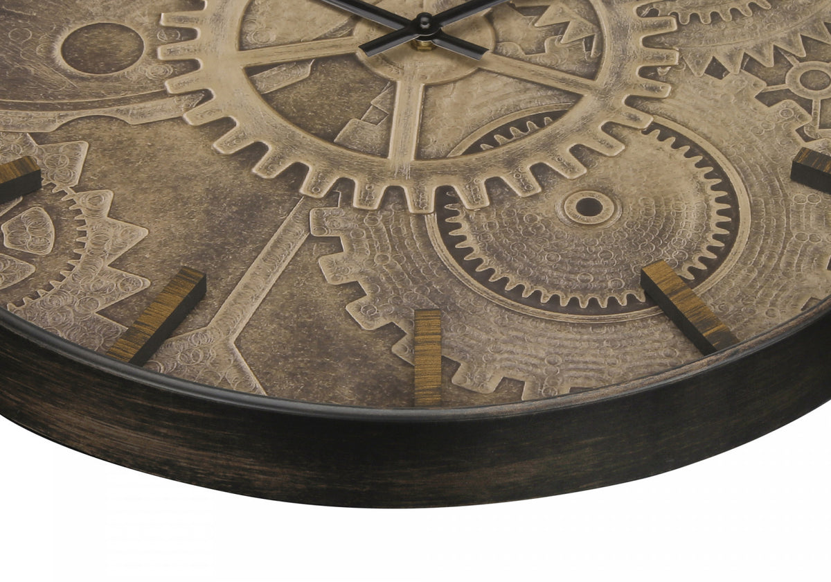 Cadence Clock - Brown