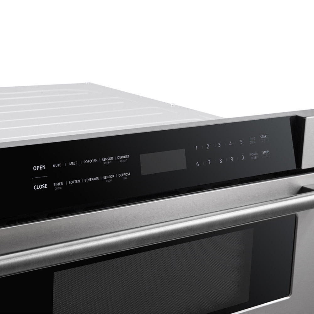 Forno Capoliveri Stainless Steel 30" Built-In Microwave Drawer (1.2 Cu. Ft.) - FMWDR3000-30
