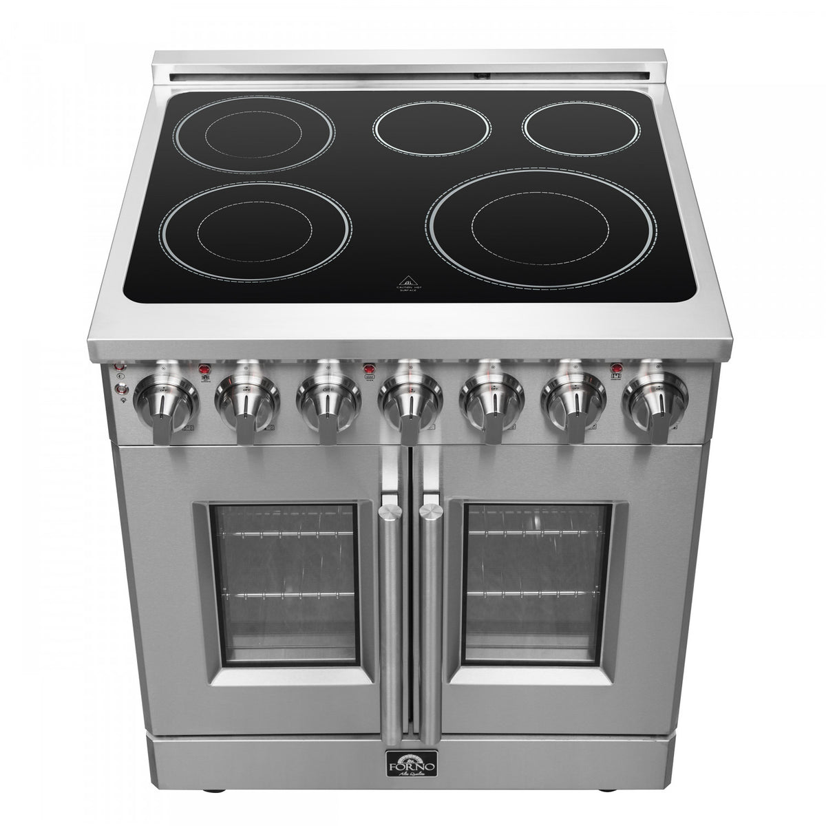 Forno Massimo Stainless Steel Freestanding Electric Range with Air Fryer (4.32 Cu. Ft.) - FFSEL6955-30