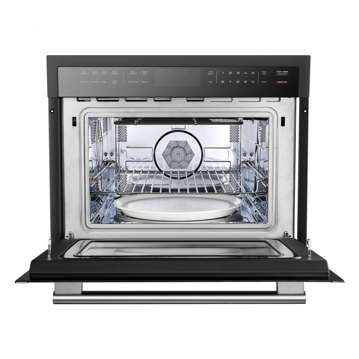 Forno Oliena Black 24" Built-In Microwave Convection Oven (1.6 Cu. Ft.) - FMWDR3093-24BLK