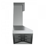Forno Orvieto Stainless Steel 36" 1200 CFM Wall Mounted Range Hood - FRHWM5094-36