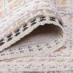 Poetic Bordered Rug - 9' x 12' - Antique White/Brown