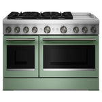 KitchenAid Cardamom Slide-In Range (6 cu. ft.) - KFDD948SDC