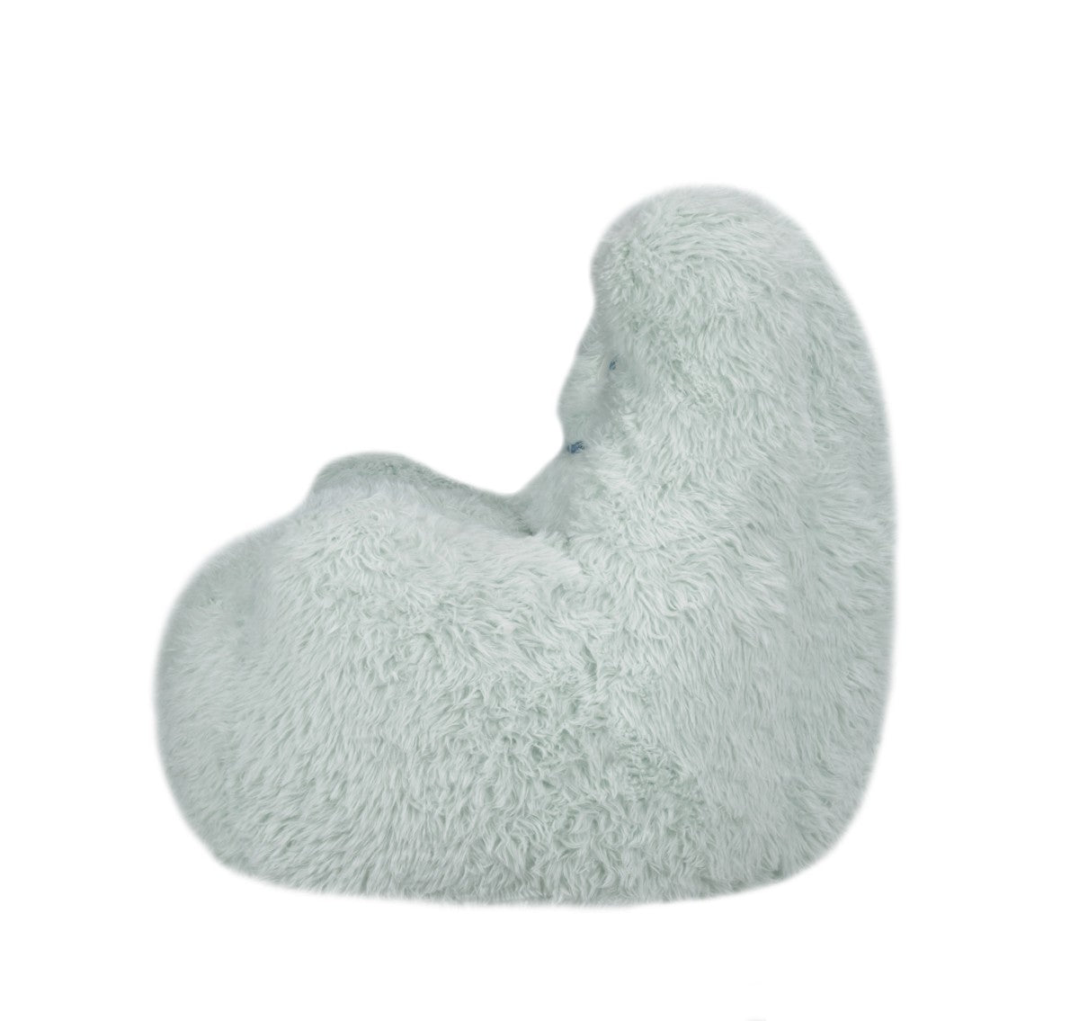 Parker kids mint green foam chair side profile view