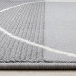 Functional Contemporary Area Rug - 8' X 11' - Grey