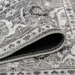 Aura Traditional Rug - 8' x 10' - Black /White